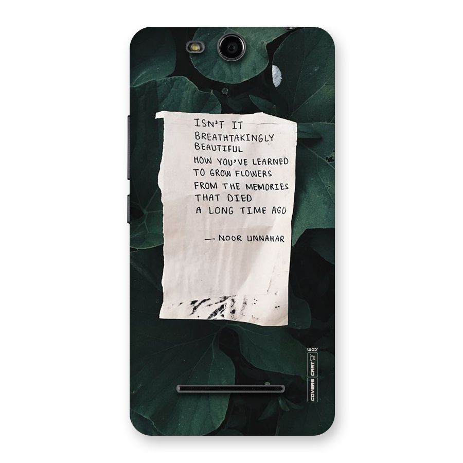 Memories Back Case for Micromax Canvas Juice 3 Q392