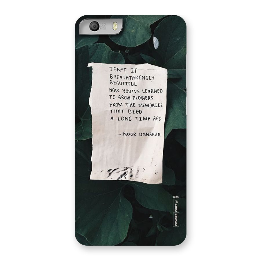 Memories Back Case for Micromax Canvas Knight 2