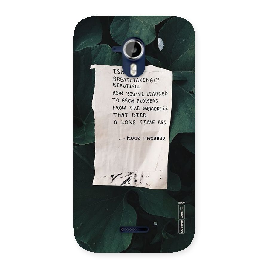 Memories Back Case for Micromax Canvas Magnus A117