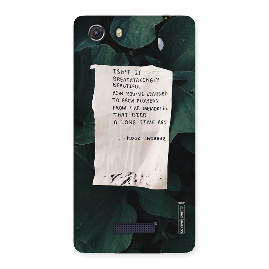Memories Back Case for Micromax Unite 3