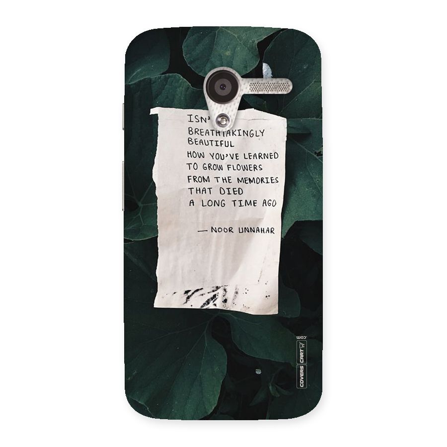 Memories Back Case for Moto X