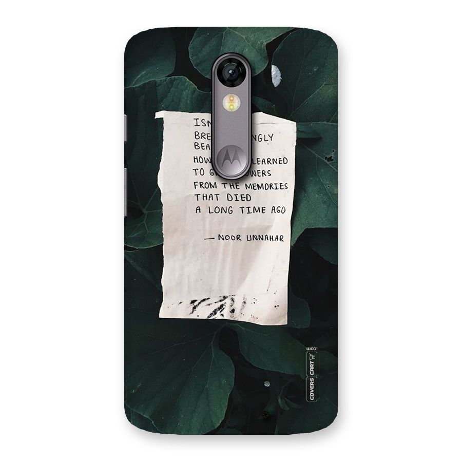Memories Back Case for Moto X Force