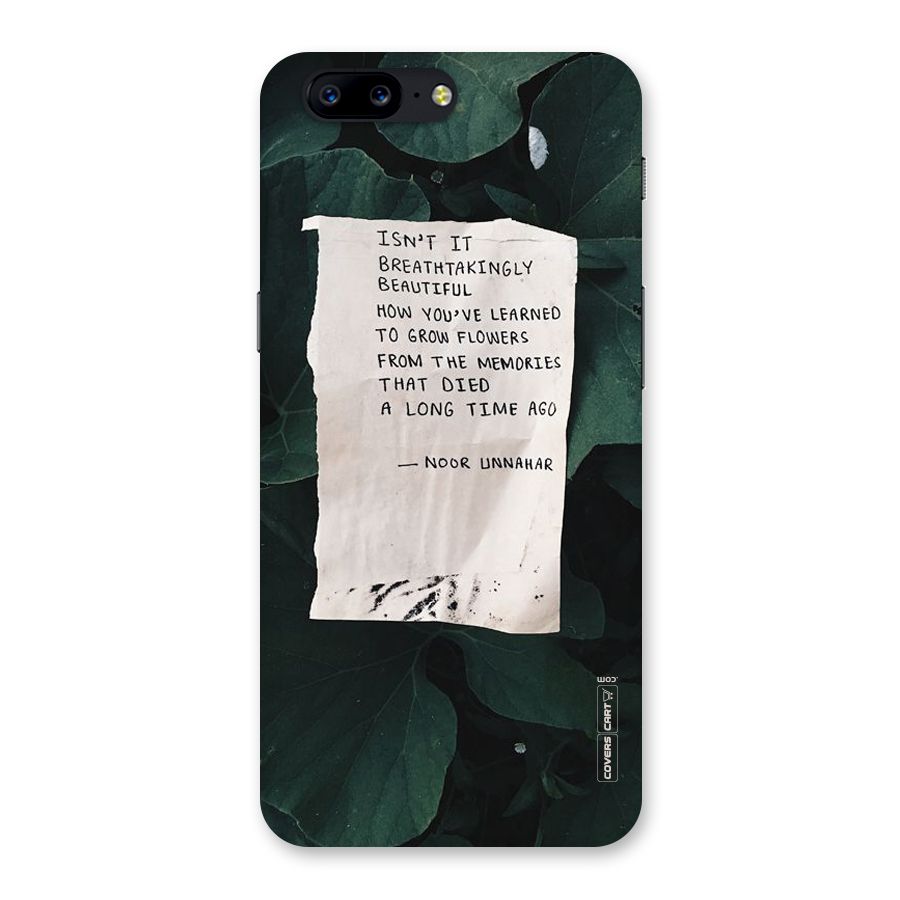 Memories Back Case for OnePlus 5
