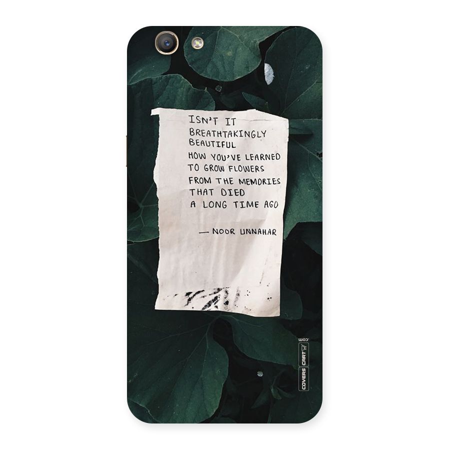 Memories Back Case for Oppo F1s