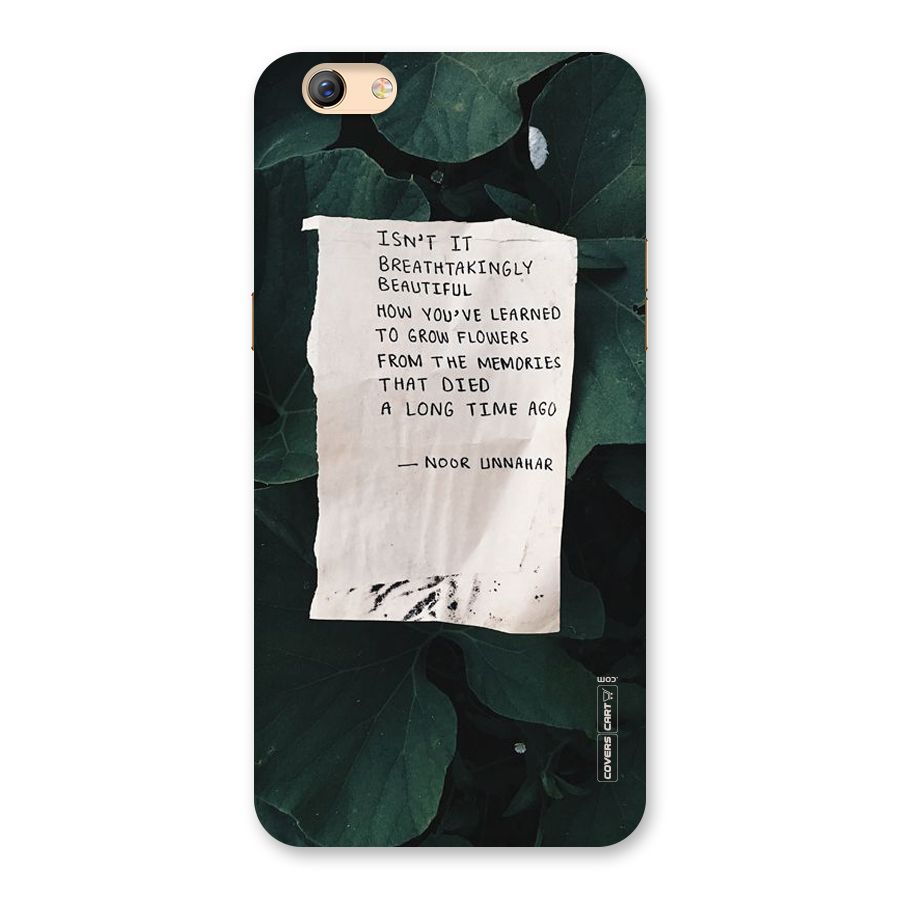 Memories Back Case for Oppo F3 Plus