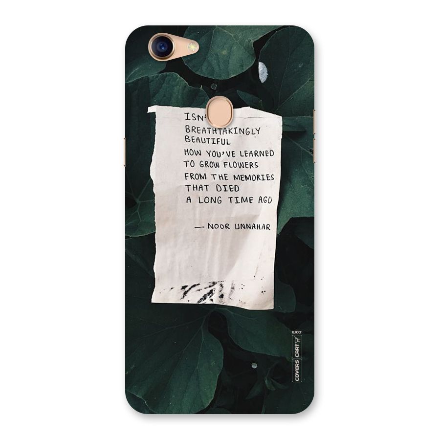 Memories Back Case for Oppo F5