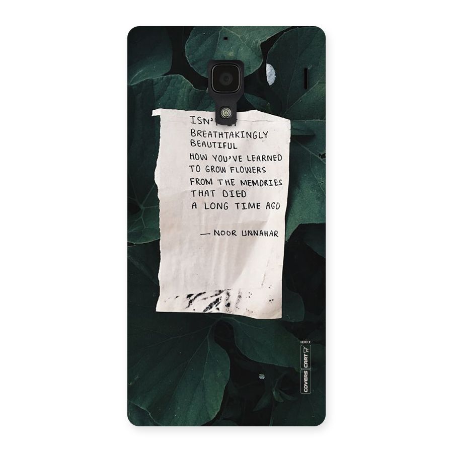 Memories Back Case for Redmi 1S