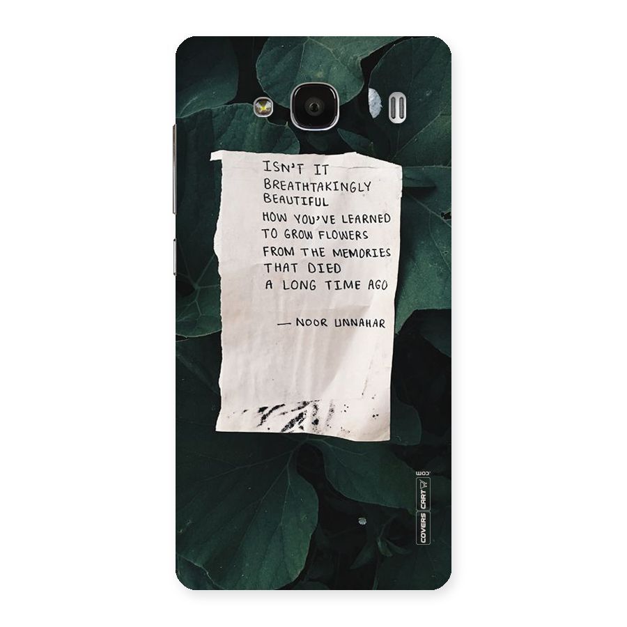 Memories Back Case for Redmi 2