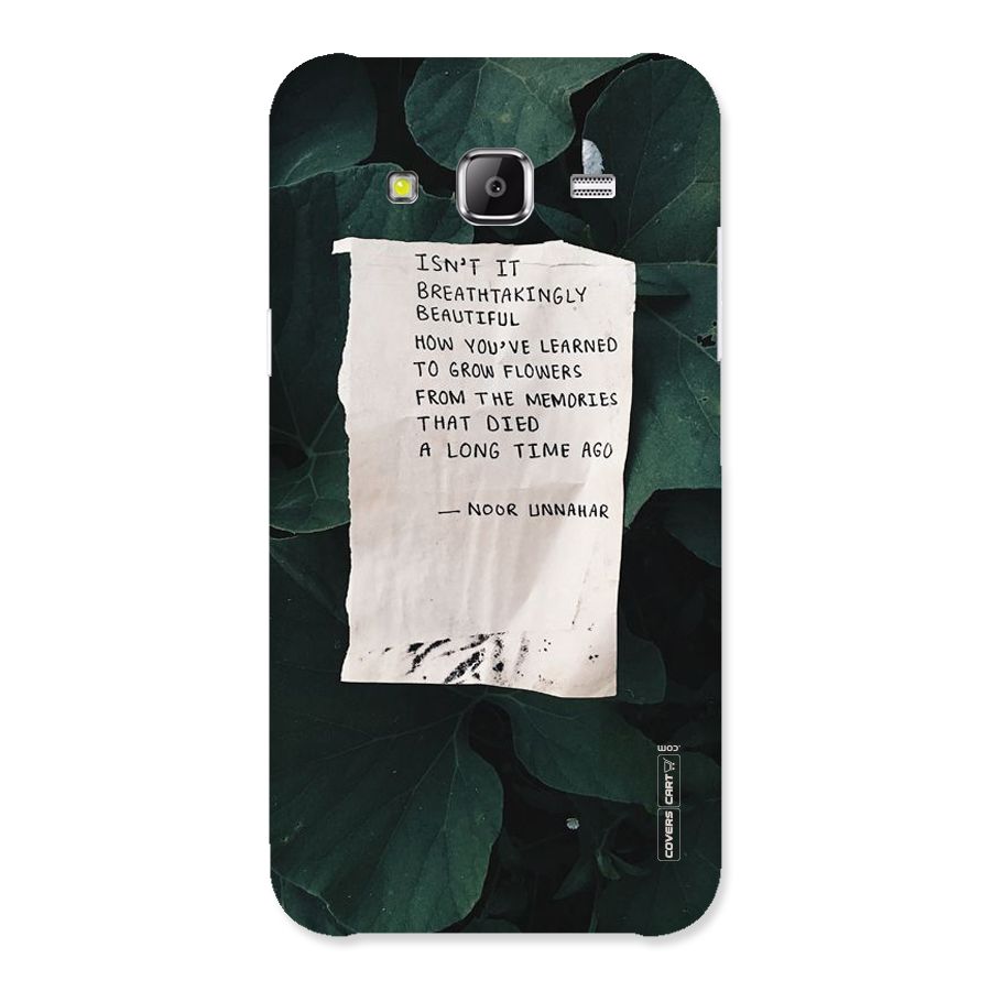 Memories Back Case for Samsung Galaxy J2 Prime