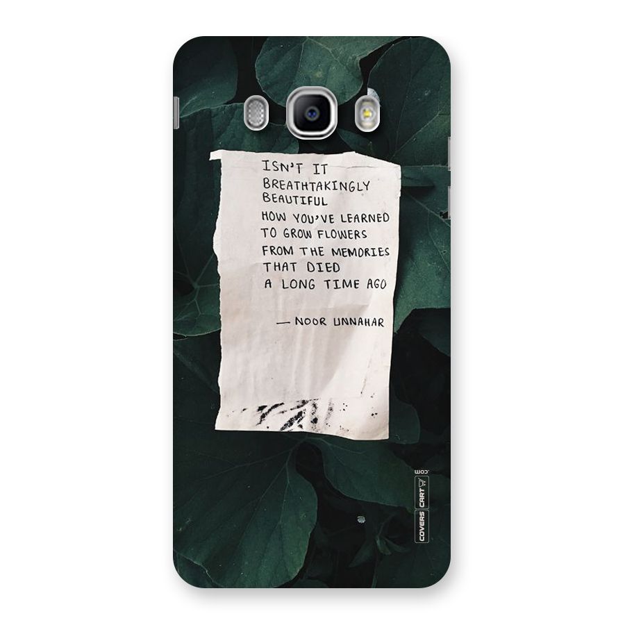 Memories Back Case for Samsung Galaxy J5 2016