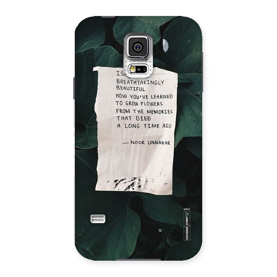 Memories Back Case for Samsung Galaxy S5