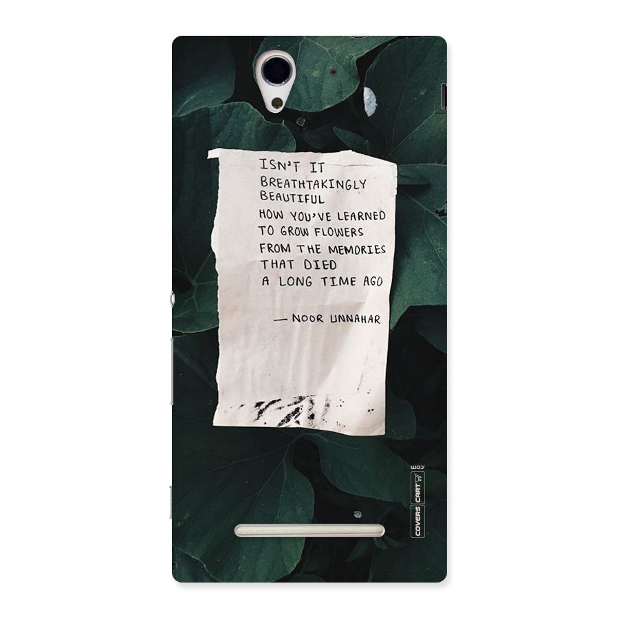 Memories Back Case for Sony Xperia C3