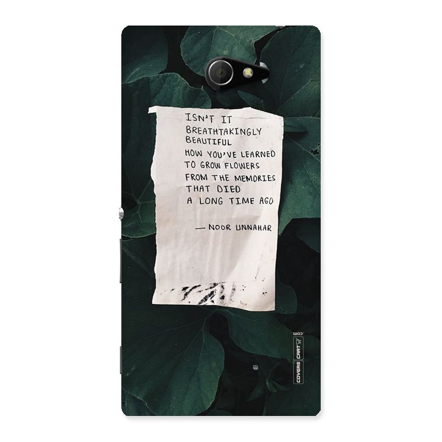 Memories Back Case for Sony Xperia M2
