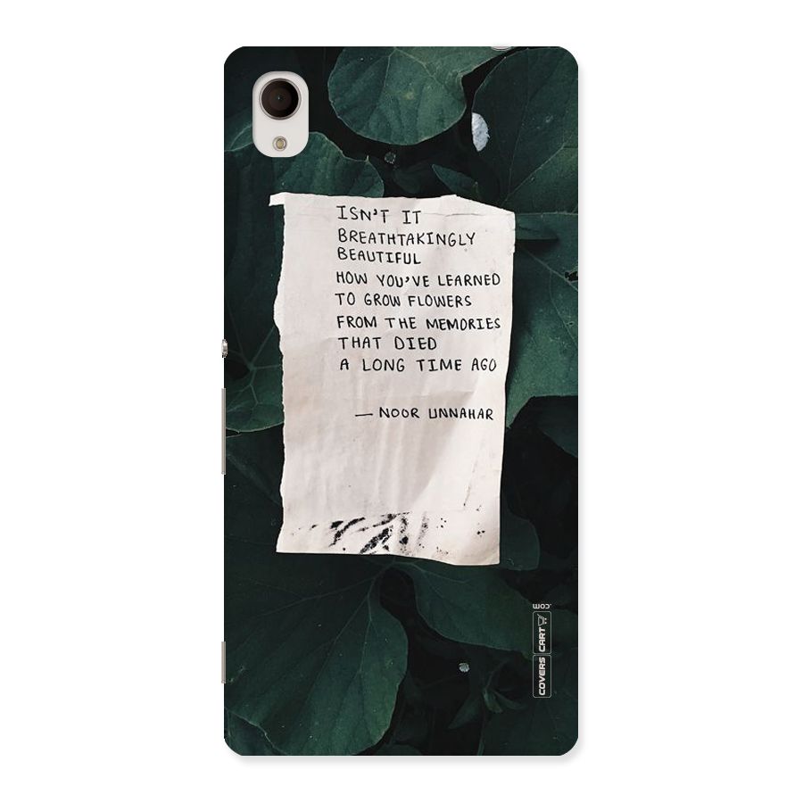 Memories Back Case for Sony Xperia M4