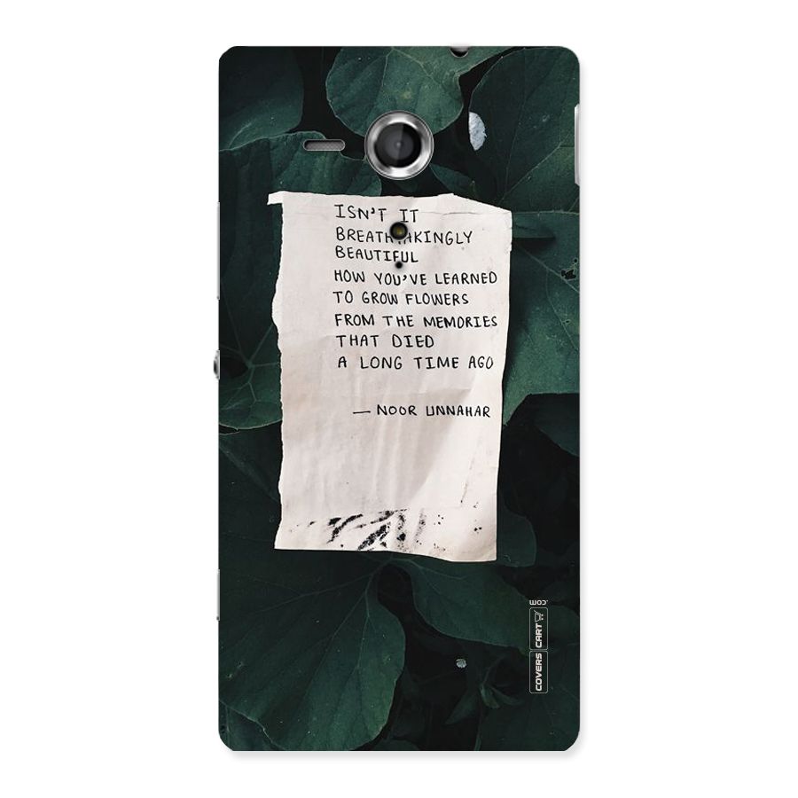 Memories Back Case for Sony Xperia SP