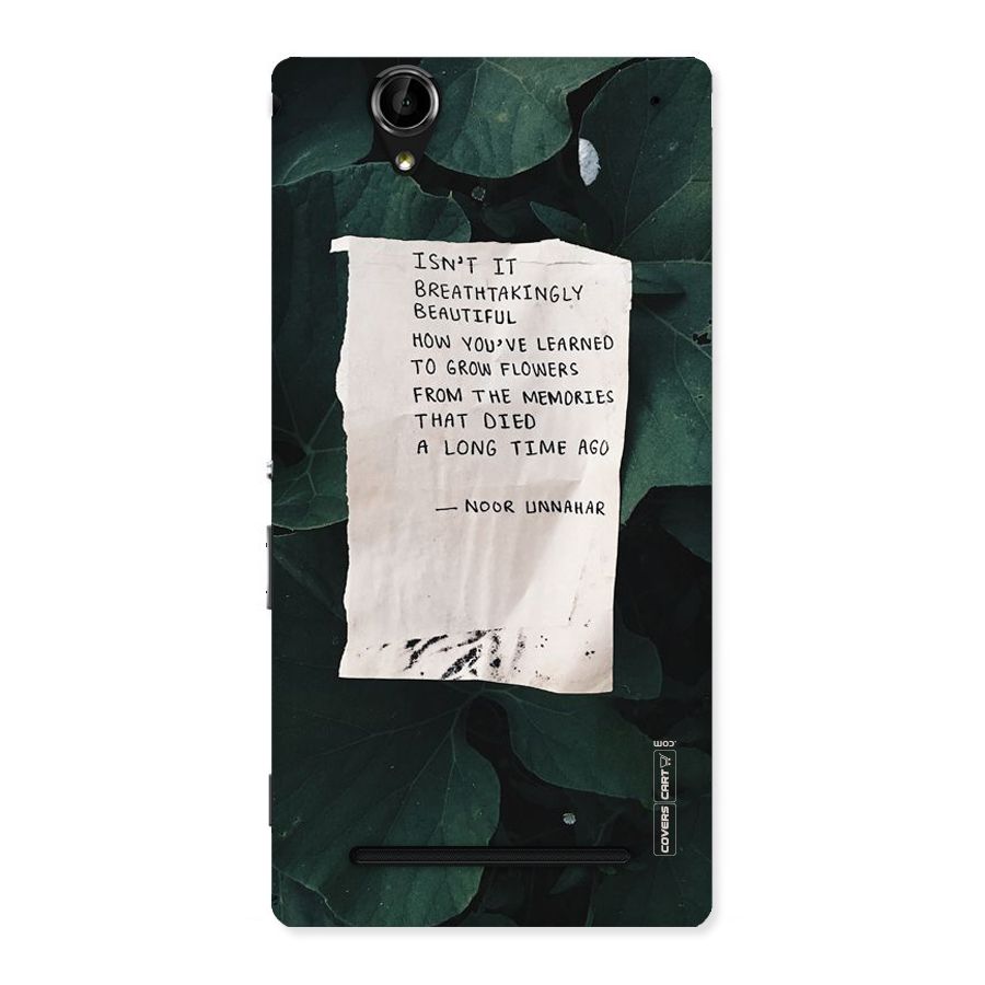 Memories Back Case for Sony Xperia T2