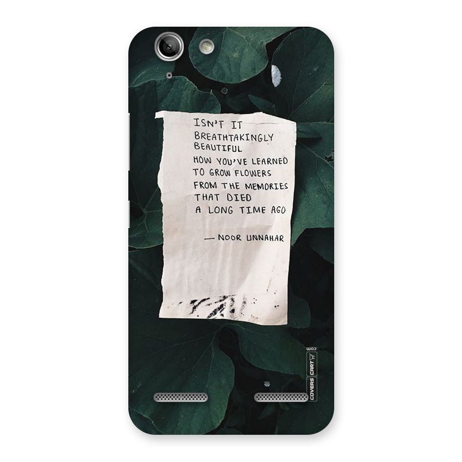 Memories Back Case for Vibe K5