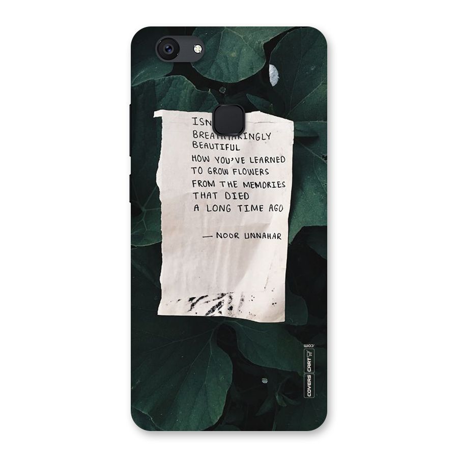 Memories Back Case for Vivo V7 Plus