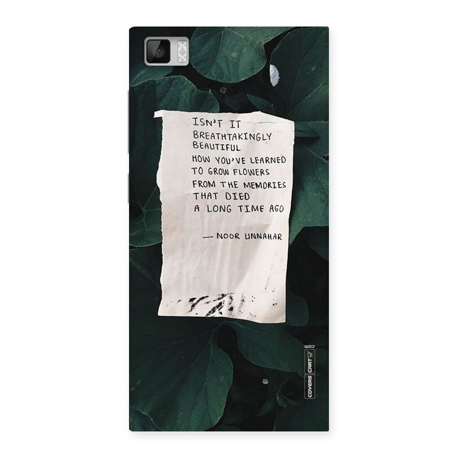 Memories Back Case for Xiaomi Mi3