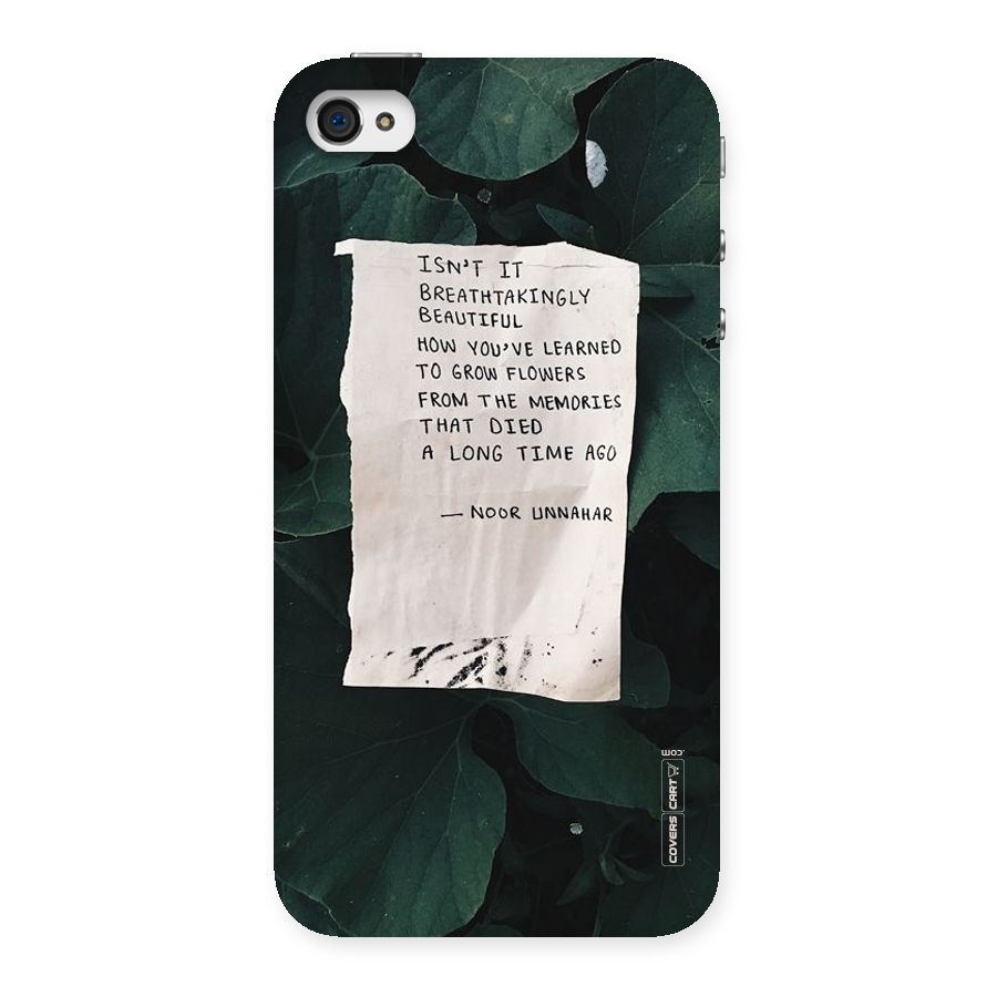 Memories Back Case for iPhone 4 4s