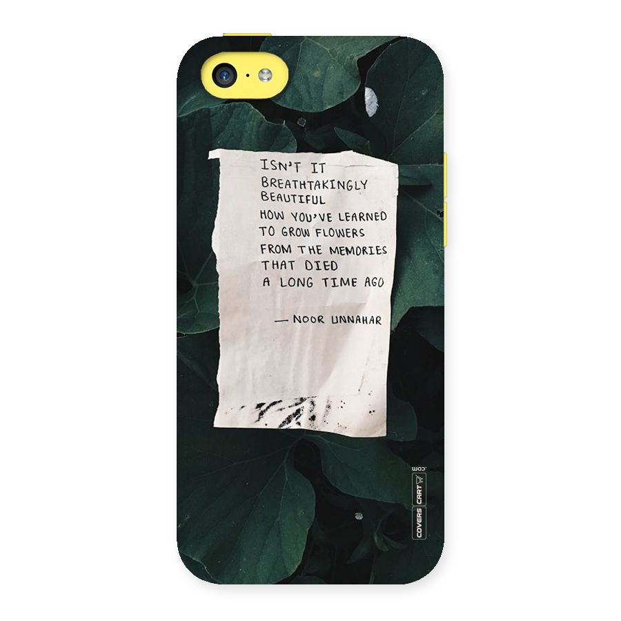 Memories Back Case for iPhone 5C
