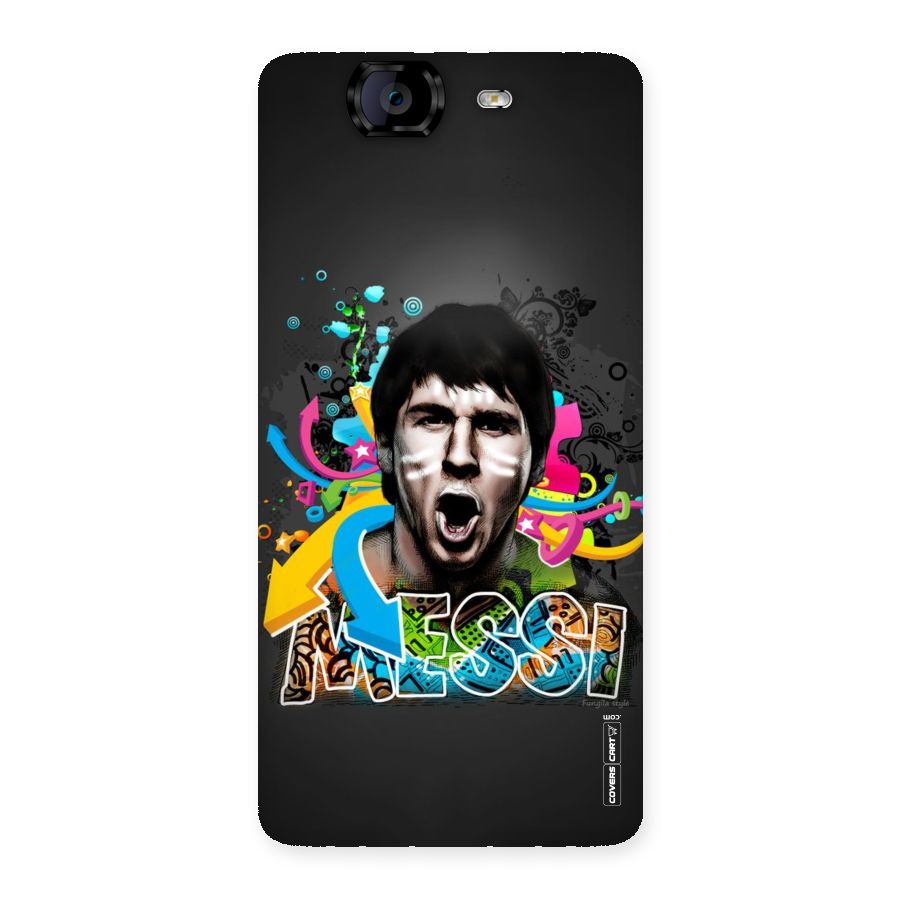 Messi For Argentina Back Case for Canvas Knight A350