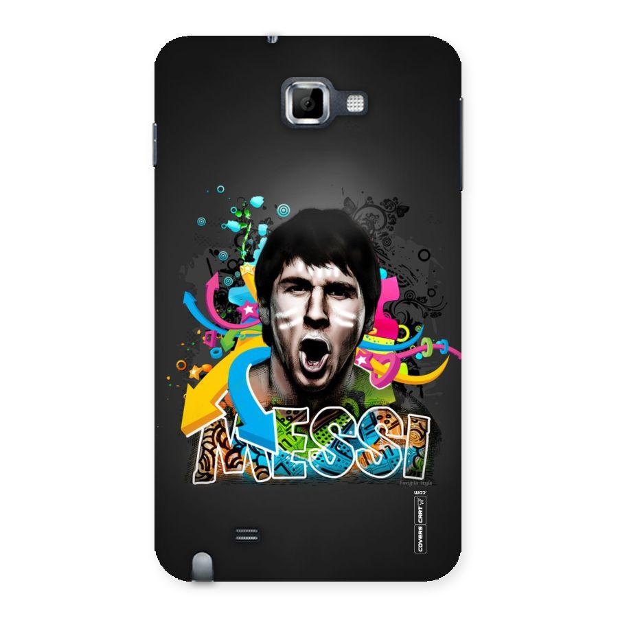 Messi For Argentina Back Case for Galaxy Note