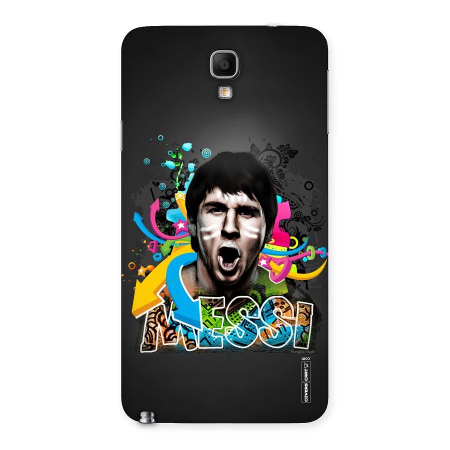 Messi For Argentina Back Case for Galaxy Note 3 Neo