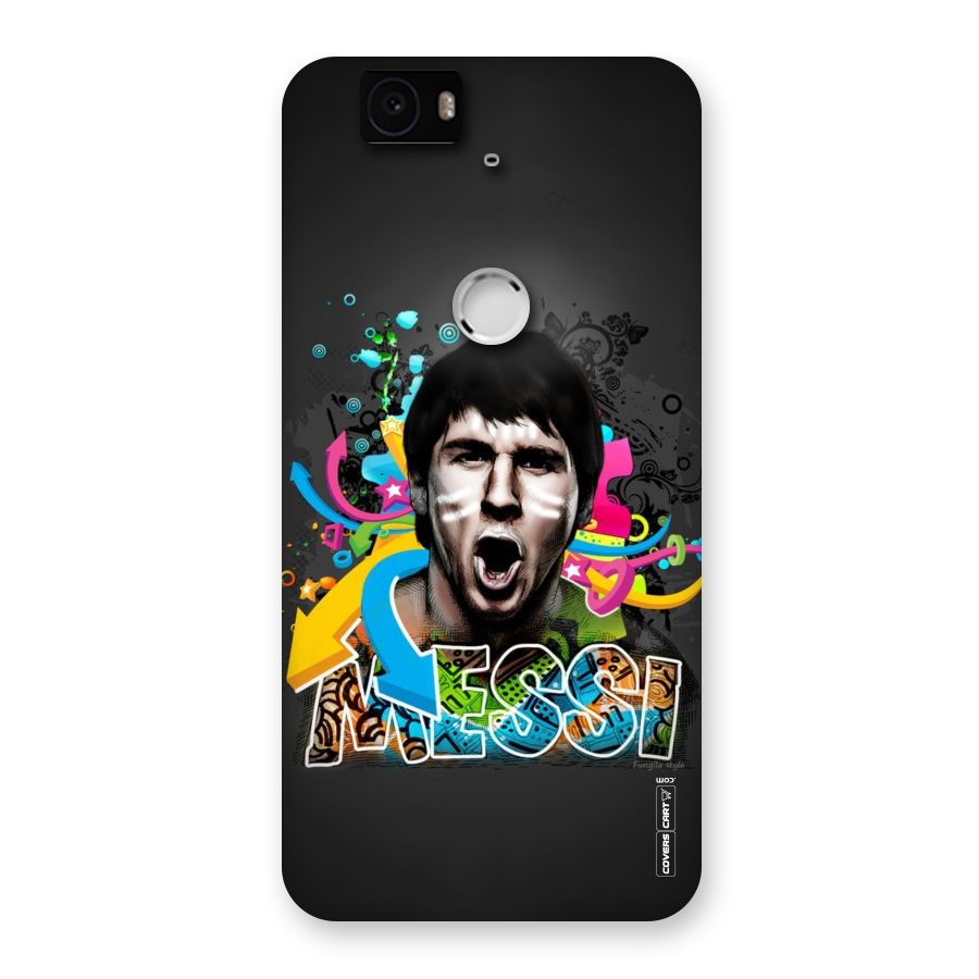 Messi For Argentina Back Case for Google Nexus-6P