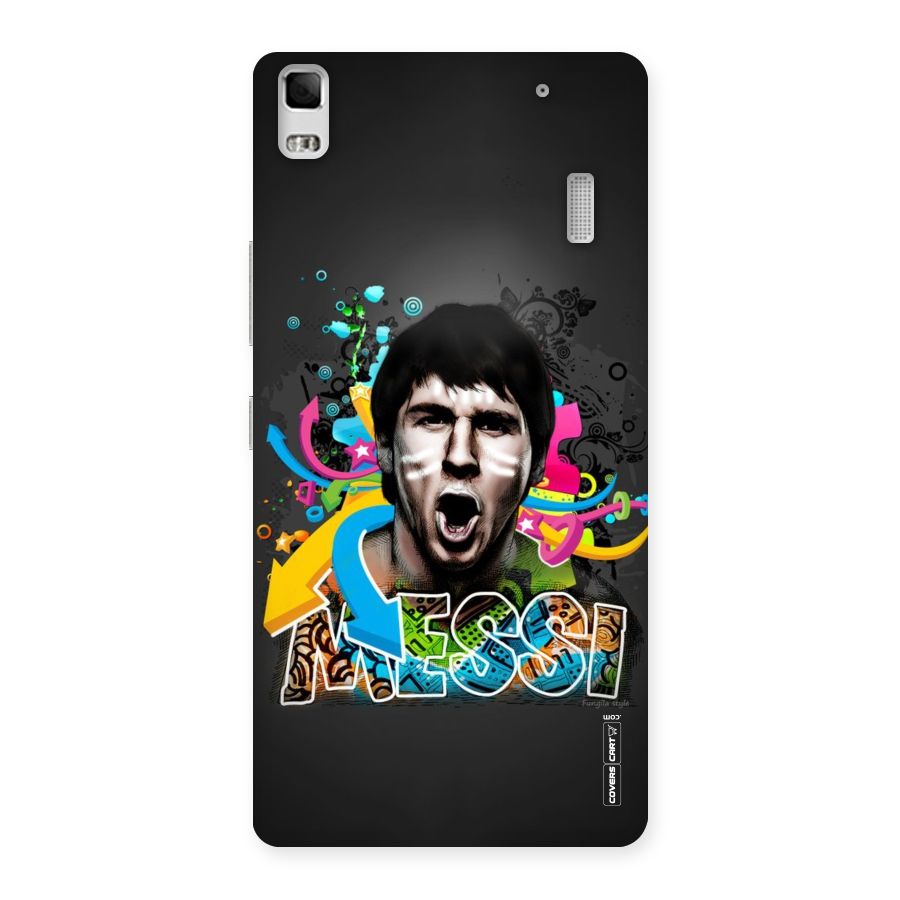 Messi For Argentina Back Case for Lenovo K3 Note