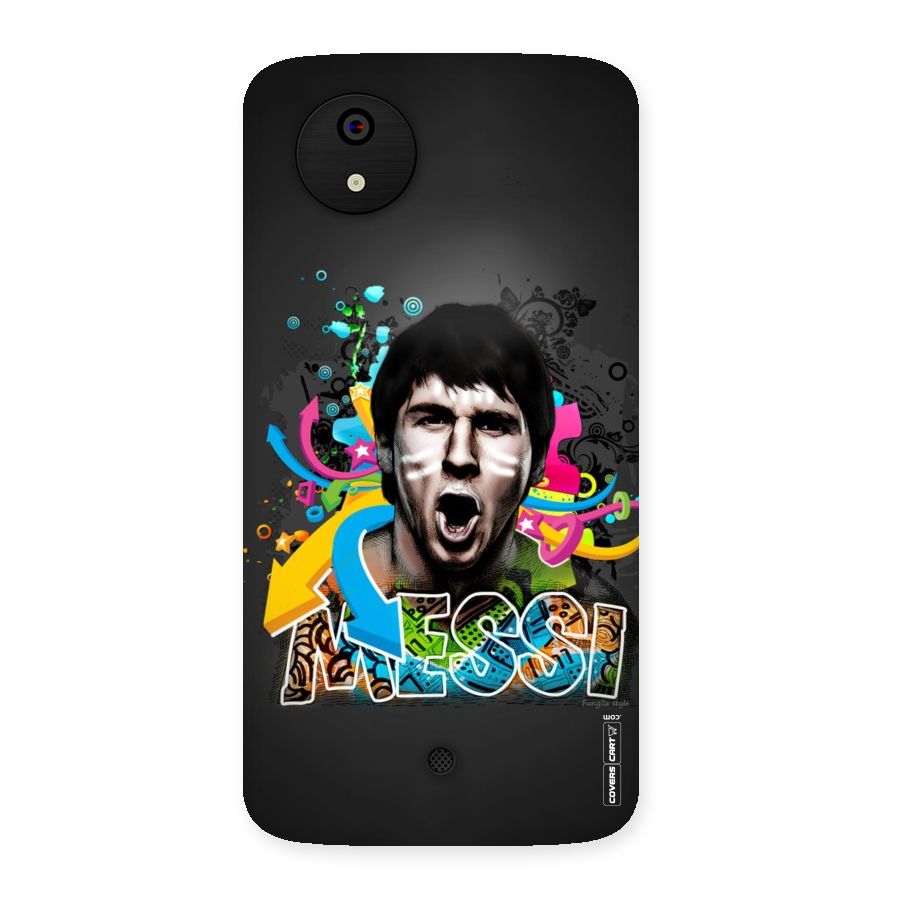 Messi For Argentina Back Case for Micromax Canvas A1