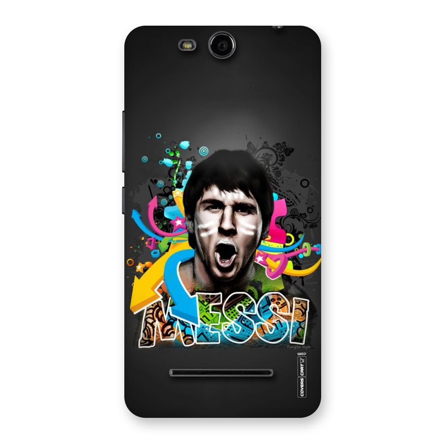 Messi For Argentina Back Case for Micromax Canvas Juice 3 Q392