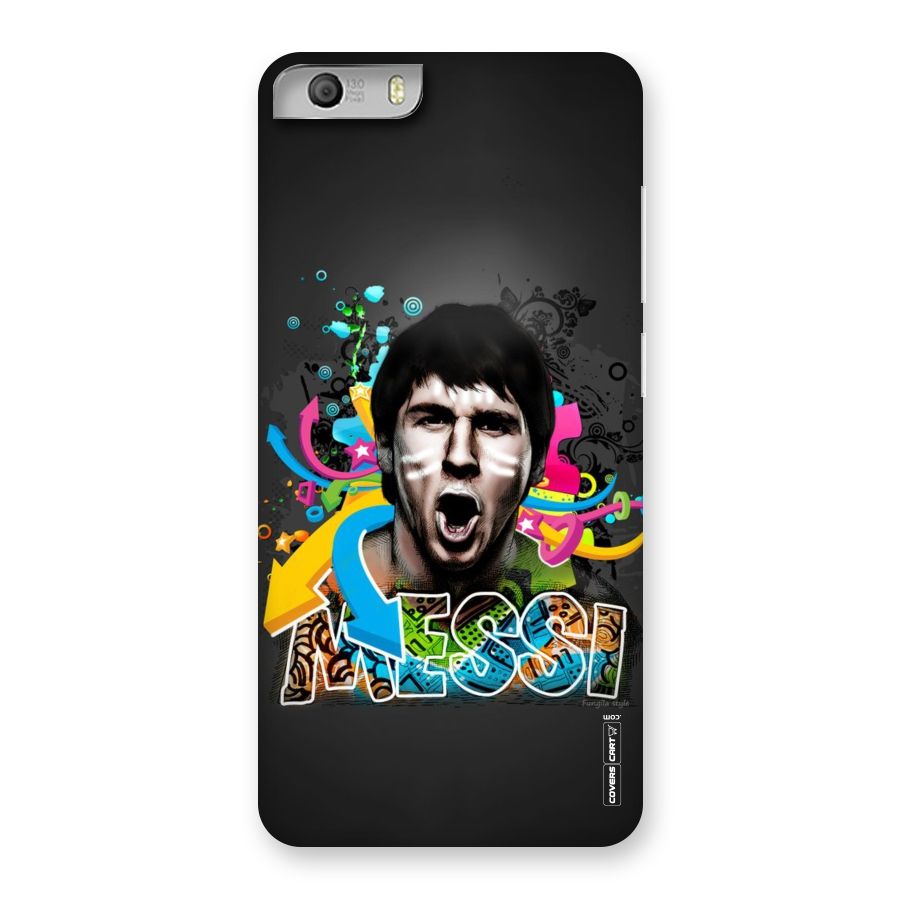 Messi For Argentina Back Case for Micromax Canvas Knight 2