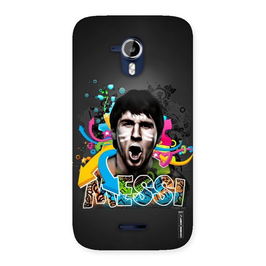 Messi For Argentina Back Case for Micromax Canvas Magnus A117
