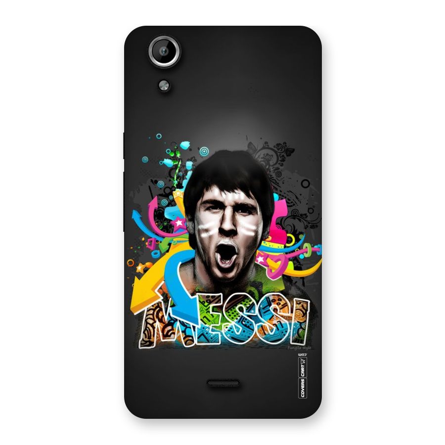 Messi For Argentina Back Case for Micromax Canvas Selfie Lens Q345