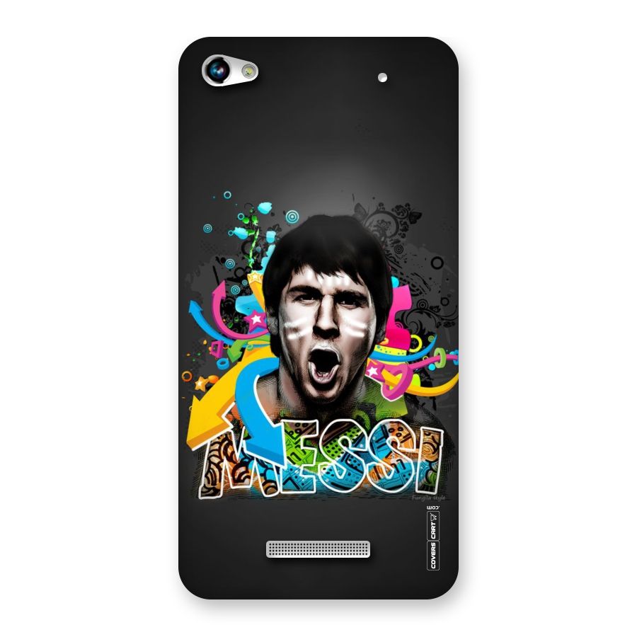 Messi For Argentina Back Case for Micromax Hue 2