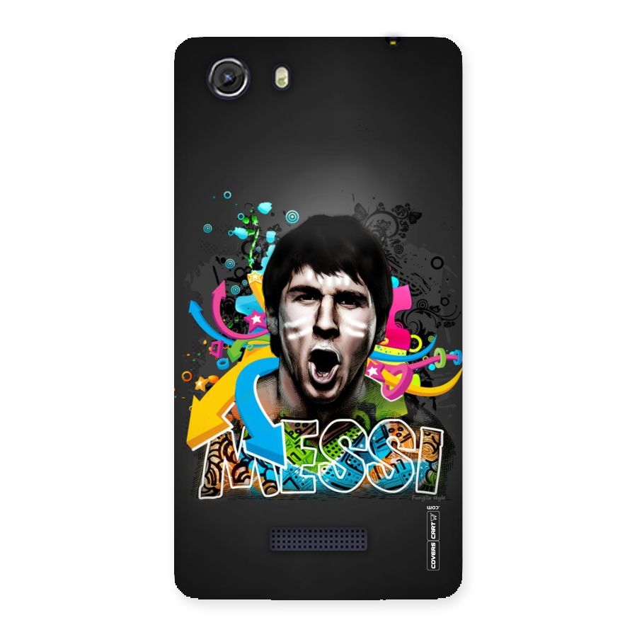 Messi For Argentina Back Case for Micromax Unite 3