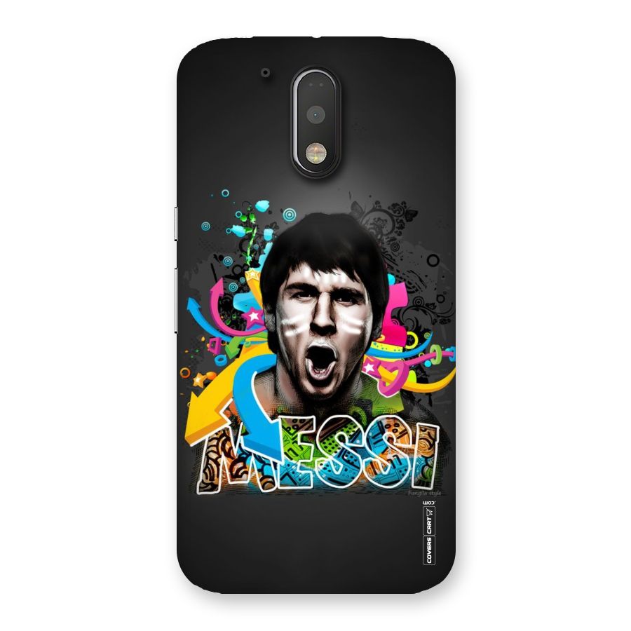 Messi For Argentina Back Case for Motorola Moto G4 Plus