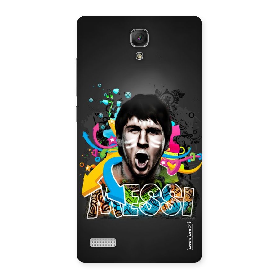 Messi For Argentina Back Case for Redmi Note