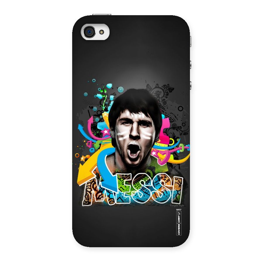 Messi For Argentina Back Case for iPhone 4 4s