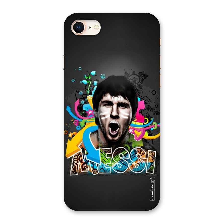 Messi For Argentina Back Case for iPhone 8