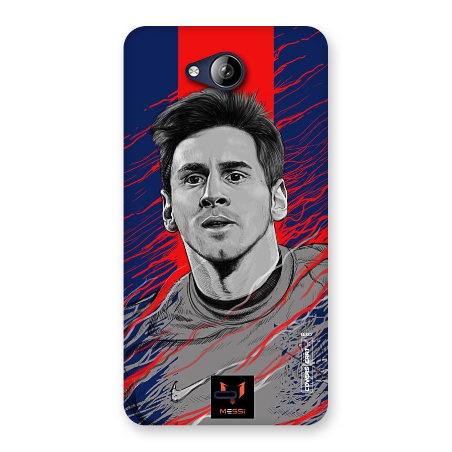 Messi For FCB Back Case for Canvas Play Q355
