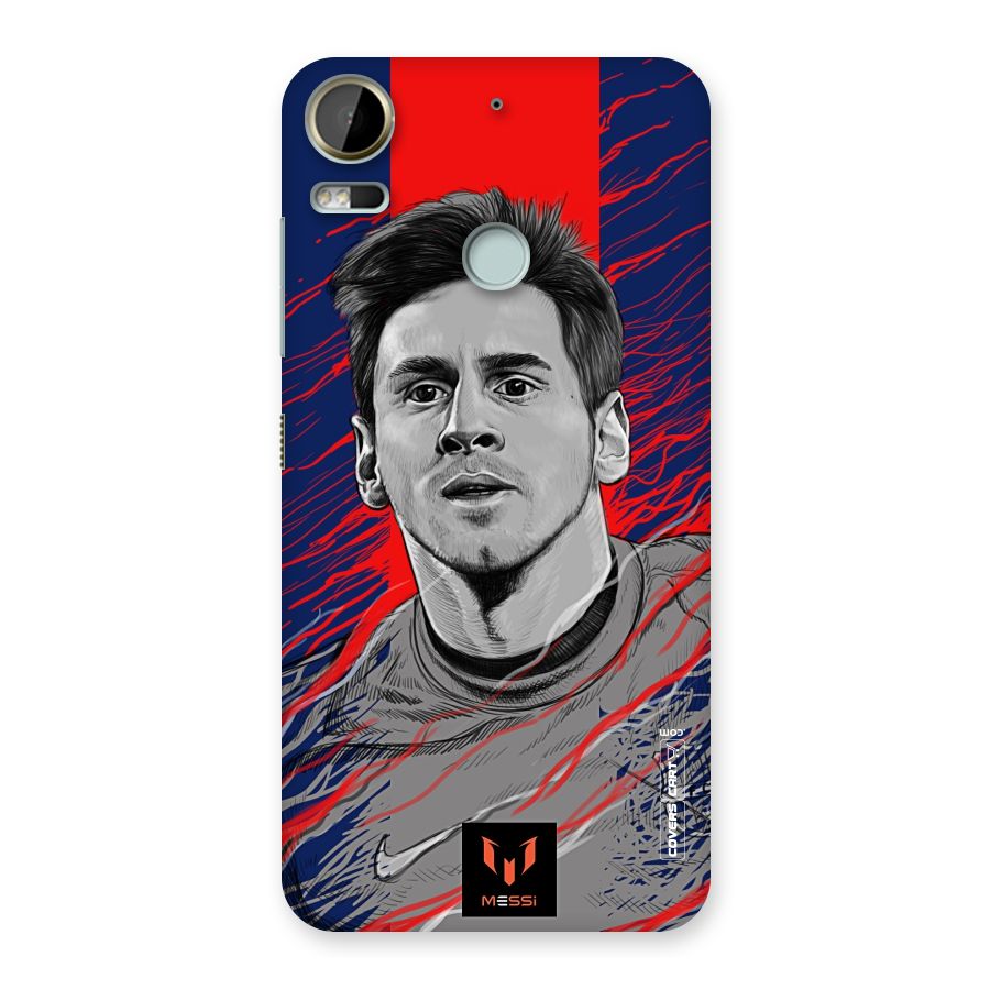 Messi For FCB Back Case for Desire 10 Pro