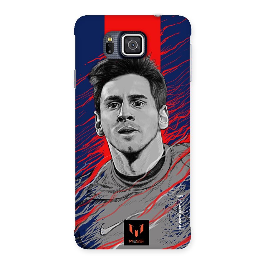 Messi For FCB Back Case for Galaxy Alpha