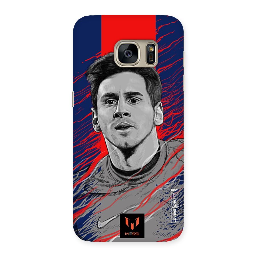 Messi For FCB Back Case for Galaxy S7