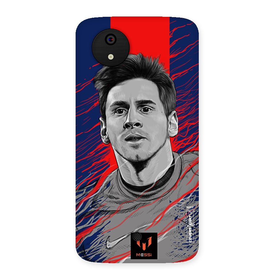 Messi For FCB Back Case for Micromax Canvas A1