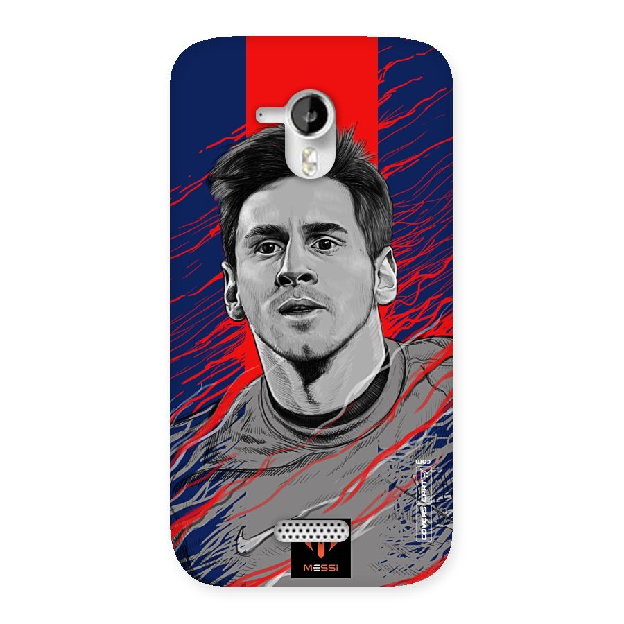 Messi For FCB Back Case for Micromax Canvas HD A116