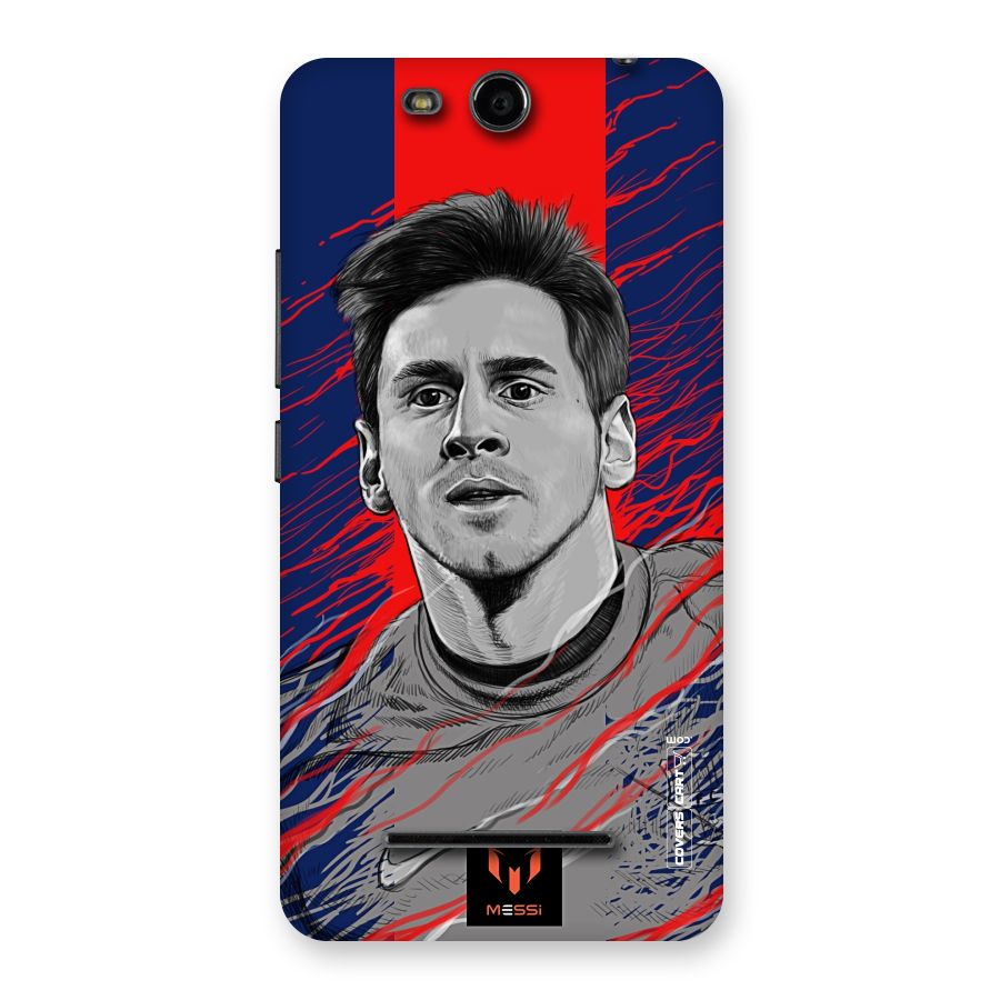 Messi For FCB Back Case for Micromax Canvas Juice 3 Q392