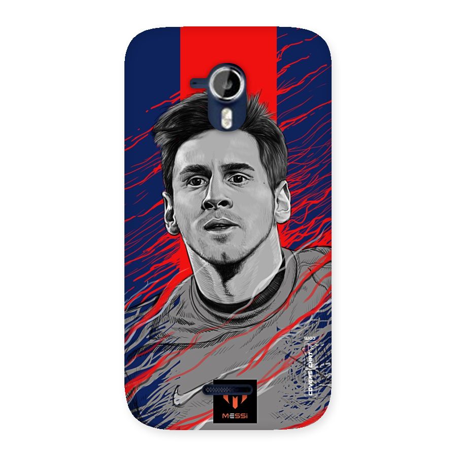 Messi For FCB Back Case for Micromax Canvas Magnus A117