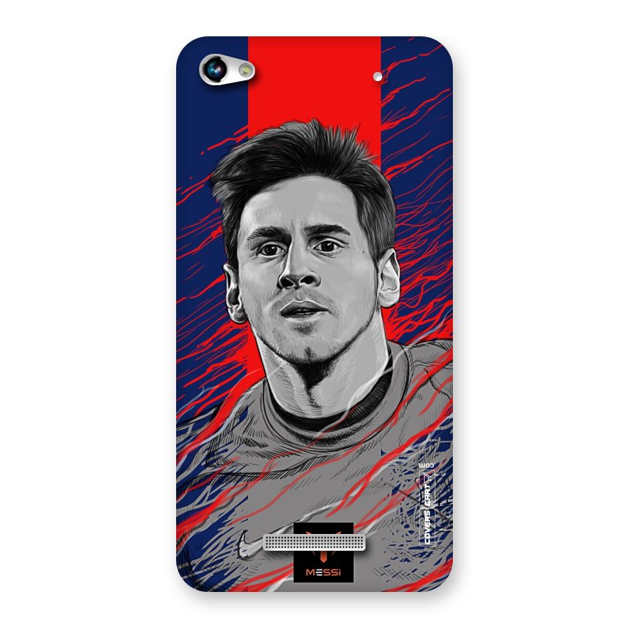Messi For FCB Back Case for Micromax Hue 2